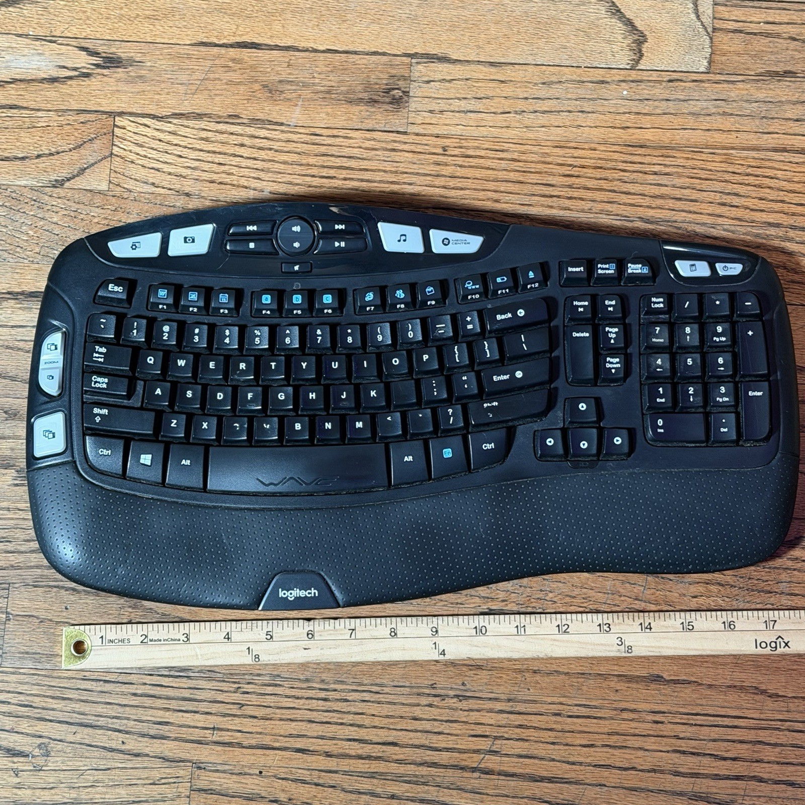 Logitech K350 Wireless Wave Keyboard No USB Dongle 