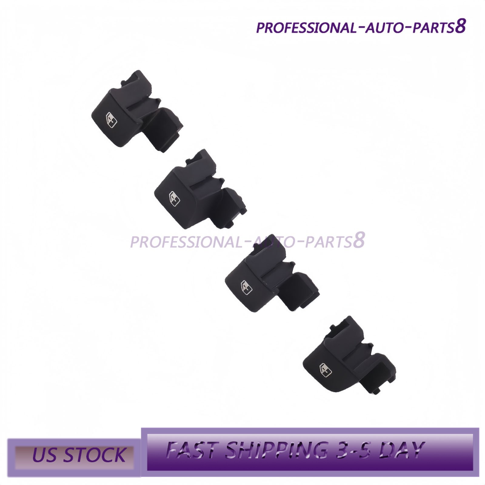 247993 4PCS Window Master Switch Button Cover Fit Maserati Quattroporte GT
