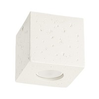 Deckenstrahler Beton Beige GU10 Flur Schlafzimmer B:10 Cm Aufbau Spot Wohnzimmer