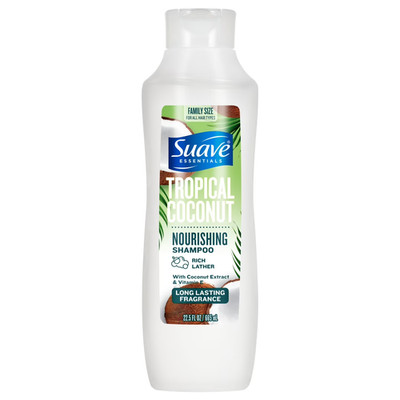 Suave Tropical Coconut Nourishing Shampoo with Coconut Extract & Vitamin E, 22.5