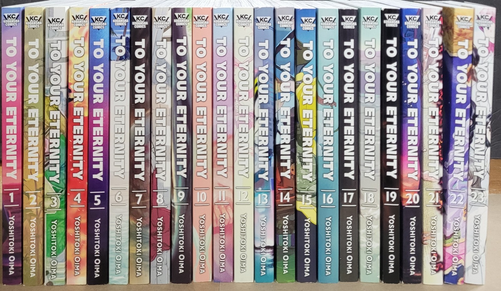 Novelas gráficas manga inglés To Your Eternity Vol 1-23 nuevas de Kodansha