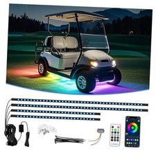 Golf Cart Underbody LED Lights 4Pcs, 12V - 80V Input Golf Cart Underglow 4 Pcs