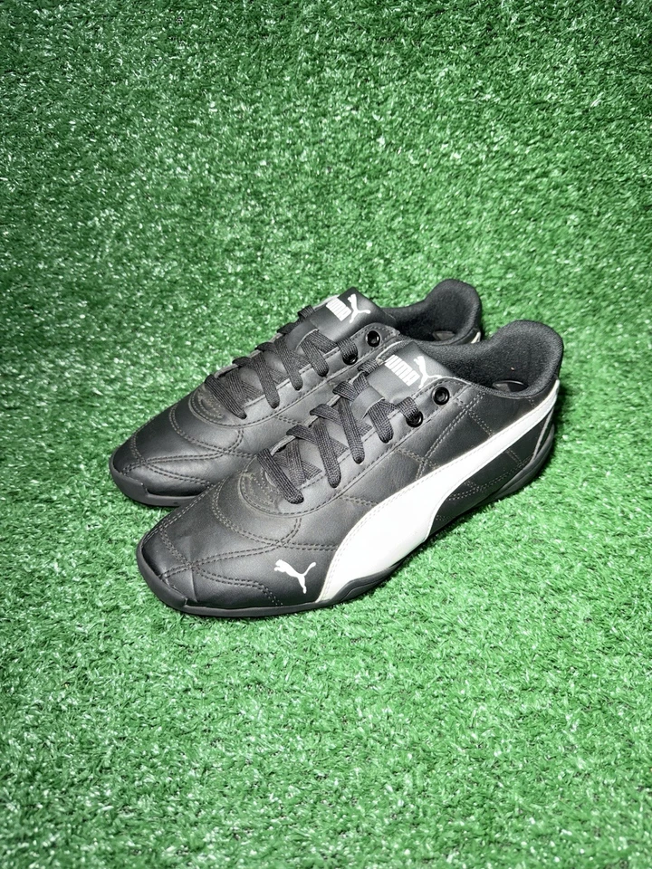 Puma Tune Cat 3 Zapatos para Correr Jóvenes Niños Niñas Talla 7 Negro Blanco Tenis Fútbol Foto 4 de 4
