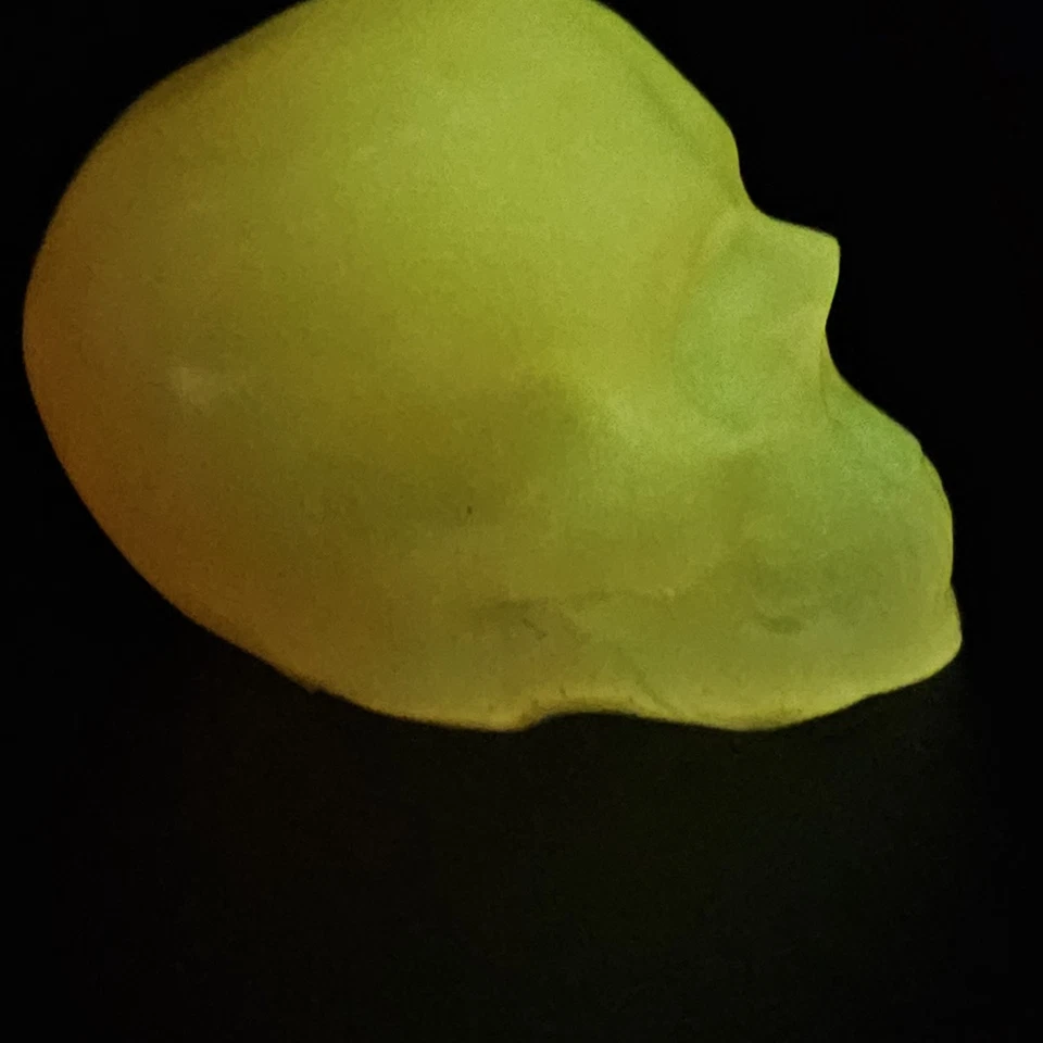 Collectable Super Bright Glow In The Dark Skull Custom One Of A Kind - Image 3 of 4