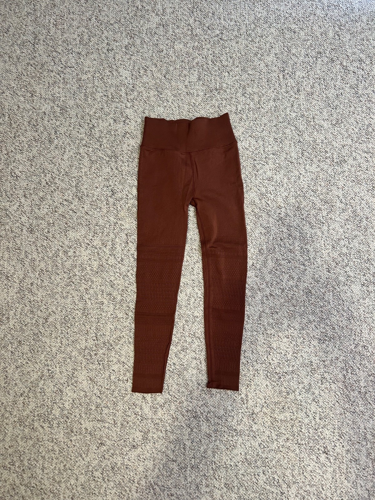 Sculptknit Cutout Leggings in Mauve - Full Length - Size L