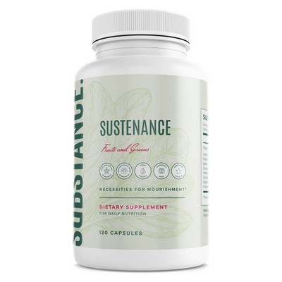SUBSTANCE. - Natures Sustenance Daily Greens, Daily Fruit and Veggies Supplem...