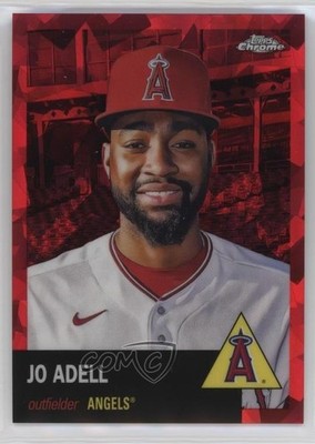 2022 Topps Chrome Platinum Anniversary Red Atomic Refractor 38/100 Jo Adell 8y6