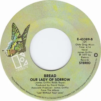 Bread Hooked On You Vinyl Single 7inch Elektra