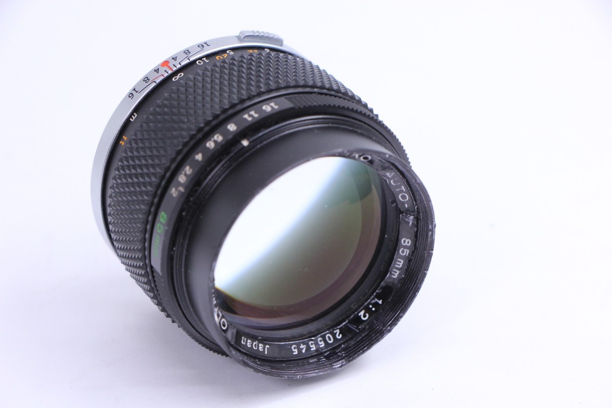 ★美品★OLYMPUS ZUIKO AUTO-T 85mm F2 Olympus Zuiko Auto-T 85mm f2 OM Japan 85/2 Lens free US shipping