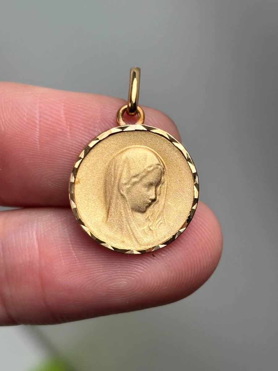 Médaille En Argent – Ascension De La Vierge – 30x19.5 Mm – 1895 – France