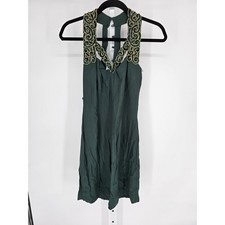 VTG Jessica McClintock for Gunne Sax Women's Sleeveless Sequin Beaded Dress Sz S