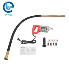 1500W Construction Tools Electric Concrete Vibrator 4.5 Feet Long Shaft