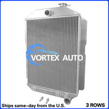 Aluminum Radiator For 1937 Chevy Hot Street Rod 350 V8 Wtranny Engine At Mt