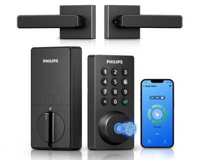 Philips Wifi Keypad Door Lock Handle Built-In Wifi App Remote Control Unlock