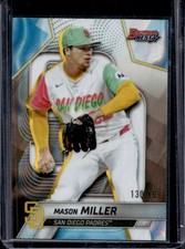 2025 Bowman's Best Mason Miller Aqua Lava Refractor #/199 Padres