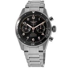 New Longines Spirit Flyback Chronograph Black Dial Men's Watch L3.821.4.53.6