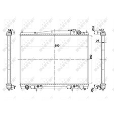 Radiateur Nissan PATHFINDER