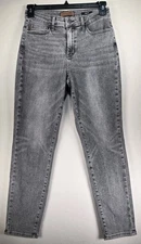 Judy Blue Jeans JB88744 High Waist Stone Wash Slim Fit Womens Juniors 7/28 Gray