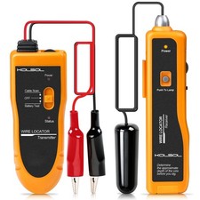F02 Underground Cable Locator, Wire Tracer with Earphone, Cable Tester for Do...