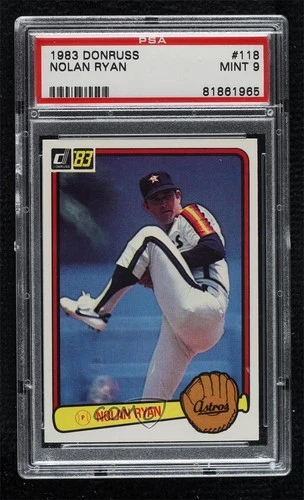 1983 Donruss Nolan Ryan #118 PSA 9 MINT HOF 0d3