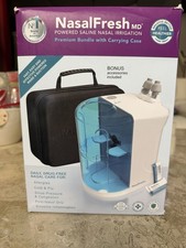 NasalFresh MD Powered Saline Irrigation System, Allergy Relief, Carrying Case