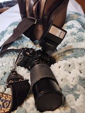 Sears 35mm Film Camera With 200mm Zoom Lens