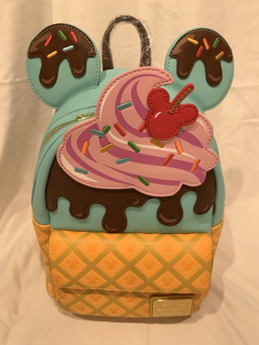 NWT Loungefly Disney Mickey Mouse SUNDAE Sweet Treat Ice 