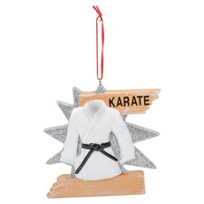 Kurt Adler 3.25 Inch Karate Uniform Christmas Ornament