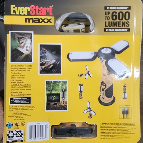 EverStar Maxx Satellite LED Work Light 600 LUMENS and Power Supply - Picture 4 of 7