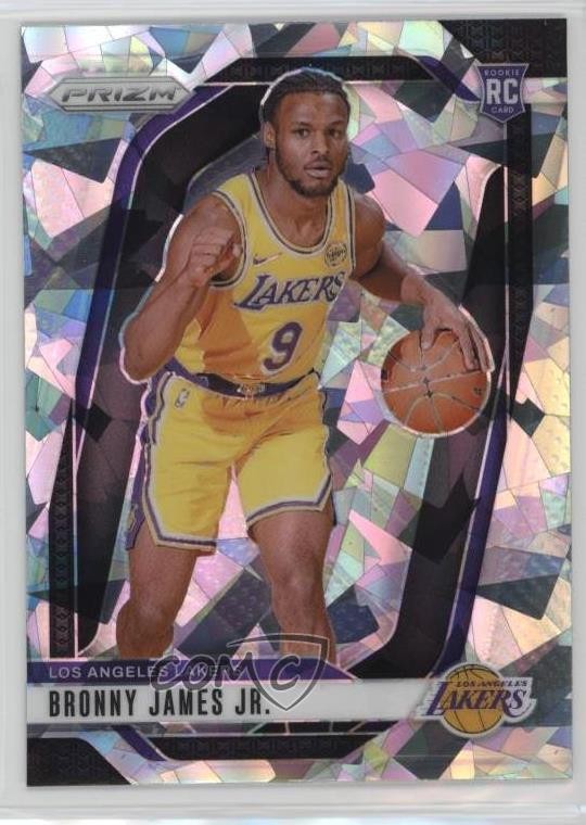 2024-25 Panini Prizm Ice Prizm Bronny James Jr #243 Rookie RC
