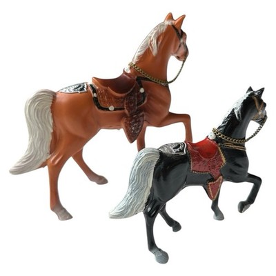Vintage Horse Figurines Lot Ceramic Japan Equestrian Mid Century
