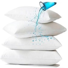 Waterproof Pillow Protectors Inches Pack with Zipper Fully Standard 20x26 4