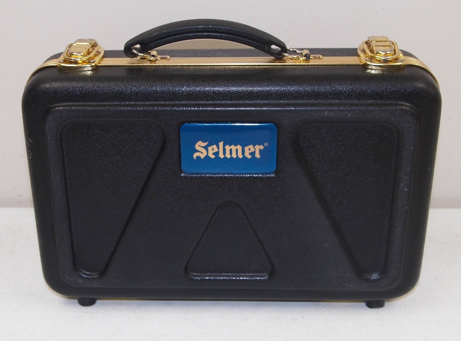 Vtg Black SELMER Instrument "CLARINET HARD CASE" ONLY!! (13" W x 8.5" T, 4" D)