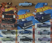 Hot Wheels  83 Chevy Silverados Lot of 9 Trucks