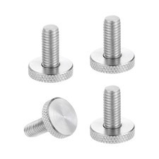 M8x16mm Knurled Thumb Screws 20mm Dia Stainless Diamond Knurled Screw 4Pcs