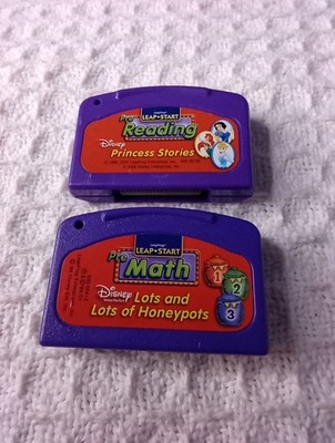 Leap Frog Game Leap Start Pre-Reading &Pre-Math Disney Cartridges 