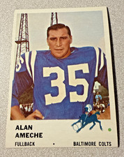 1961 Fleer #31 Alan Ameche Colts VG-EX/EX