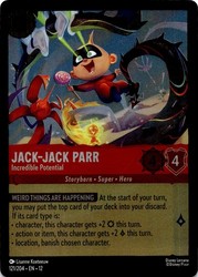 Jack-Jack Parr - Incredible Potential Cold Foil 121/204 Wilds Unknown