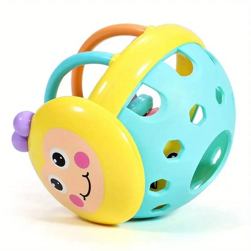 1 Stück 10 cm Baby Spielzeug Fangball biegsam Lauflernwagen Rasseln entwickeln Intelligenz - Bild 6 von 19