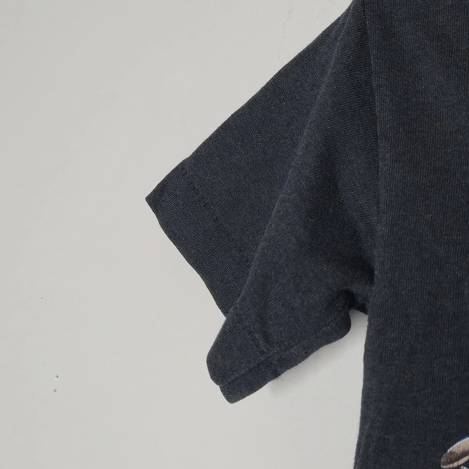 Vintage 90s 1997 Daytona Bike Week XS Taz Kids Black Boys T-Shirt Biker - Image 4 of 4