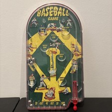 HOME RUN PINBALL Baseball Game Toy Schylling Classic Handheld Pin Ball Game