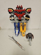 Vintage 1993 Bandai Mighty Morphin Power Rangers Deluxe Megazord Complete Used