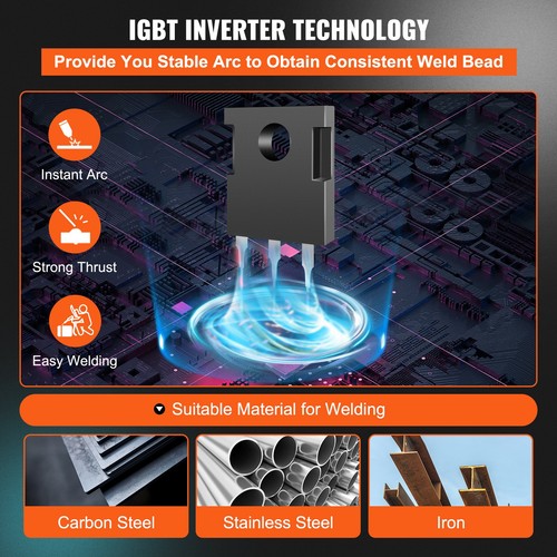 MIG/MMA/TIG 3 in 1 Welder Flux Cored Wire IGBT Technology 2.2-12m/min - Picture 3 of 12