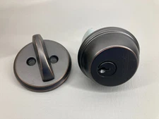 Schlage Single Cylinder Deadbolt Keyed Entry B-Series B60N 716 Bronze New