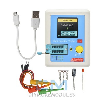 LCR-T7 Transistor Meter Multi Function Electronic Component TFT Decoder Tester