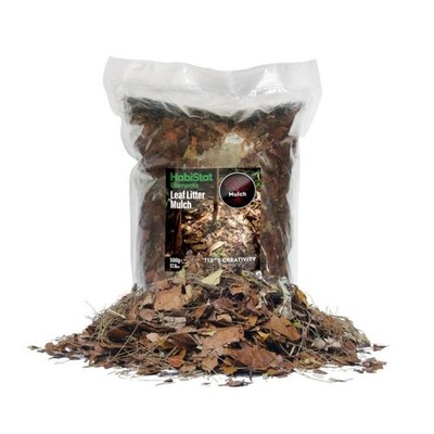 Habistat Leaf Litter Mulch 500g natürlicher Terrarium Bodengrund Mix aus Laub