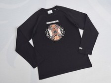 T-shirt Burberry bambino stampa montaggio cotone manica lunga 10 anni/140.