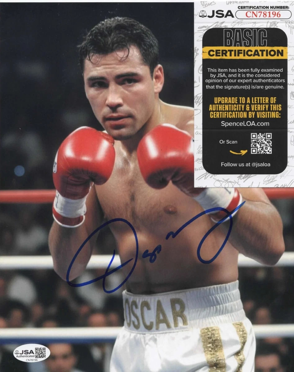 Oscar De La Hoya Signed Photo for sale | eBay