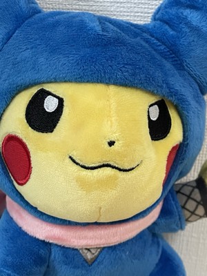 Pokemon Center Tokyo DX Ninja Pikachu Plush doll Blue Japan New w