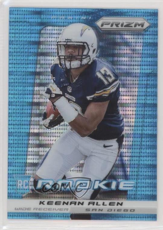 2013 Panini Prizm Light Blue Pulsar Keenan Allen #252 Rookie RC 0c5s